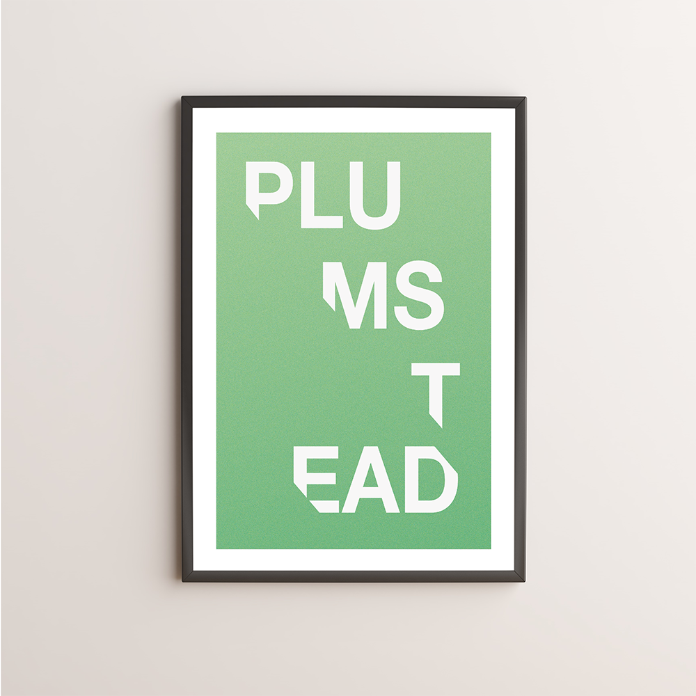 Plumstead Typography Giclée Art Print