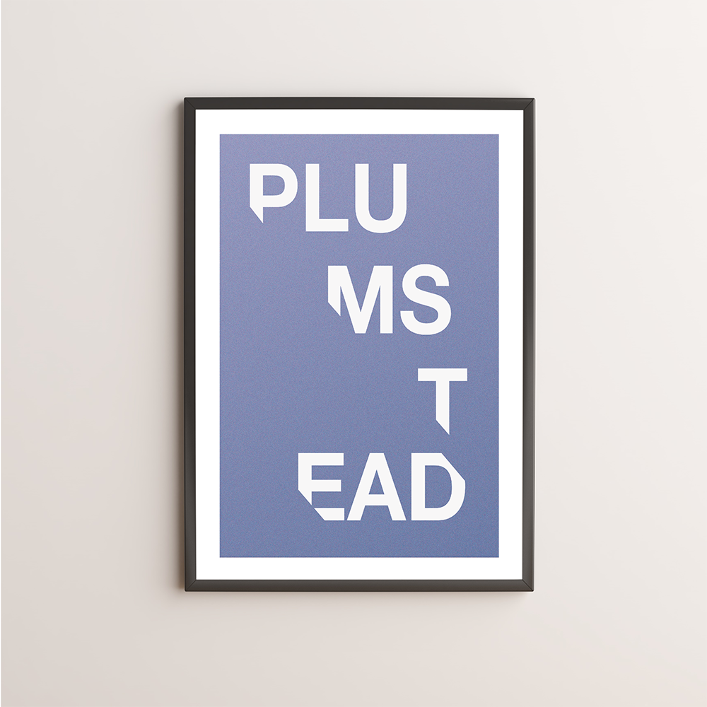 Plumstead Typography Giclée Art Print