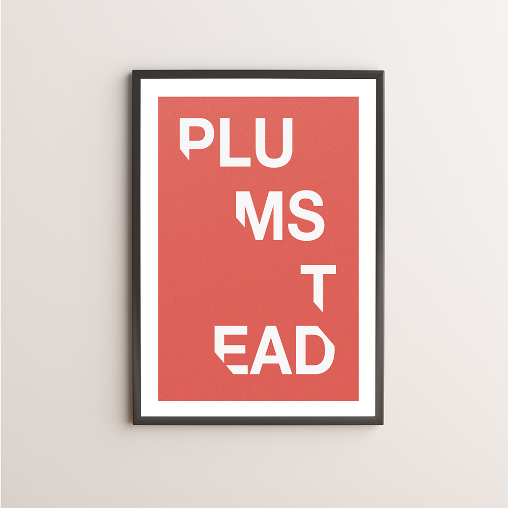 Plumstead Typography Giclée Art Print