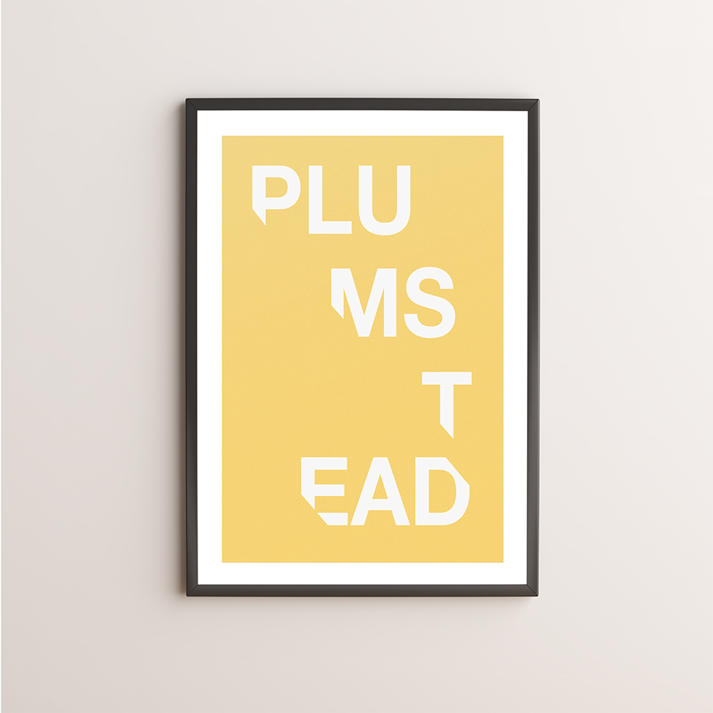 Plumstead Typography Giclée Art Print