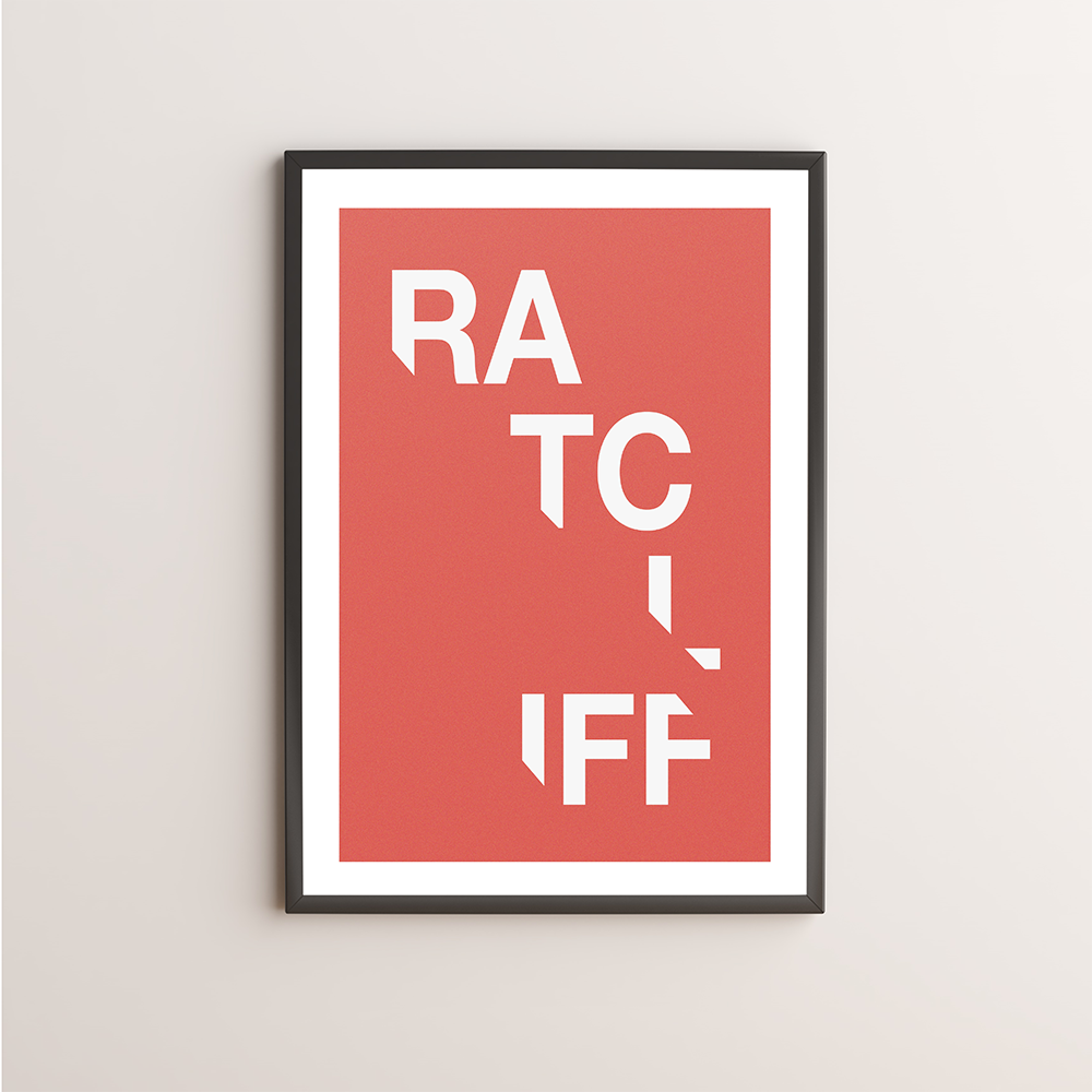 Ratcliff Typography Giclée Art Print 