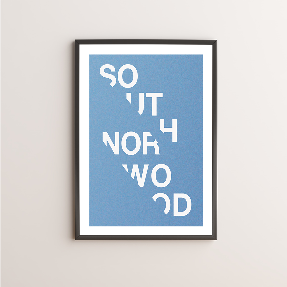 South Norwood Typography Giclée Art Print 