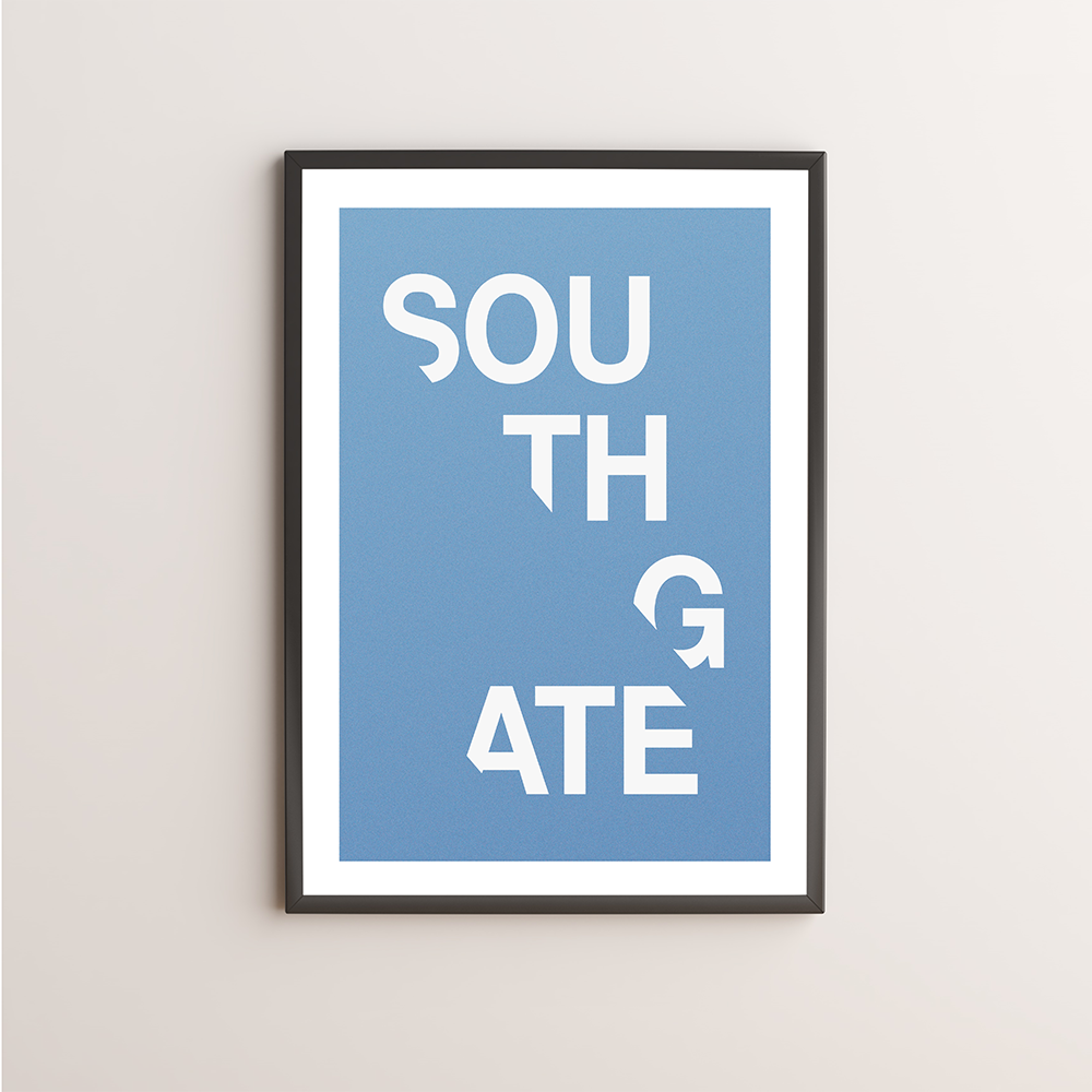 Southgate Typography Giclée Art Print