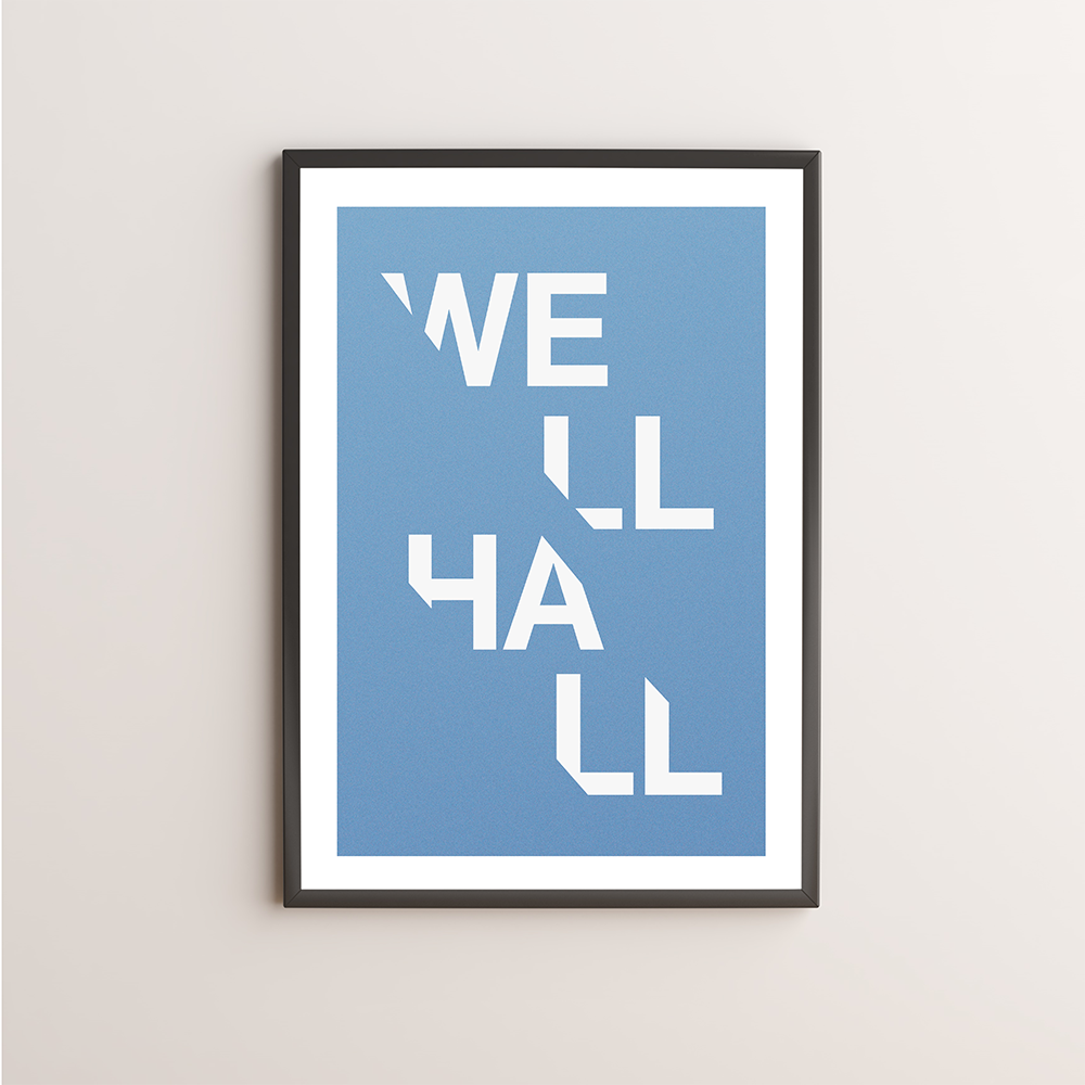 Well Hall Typography Giclée Art Print