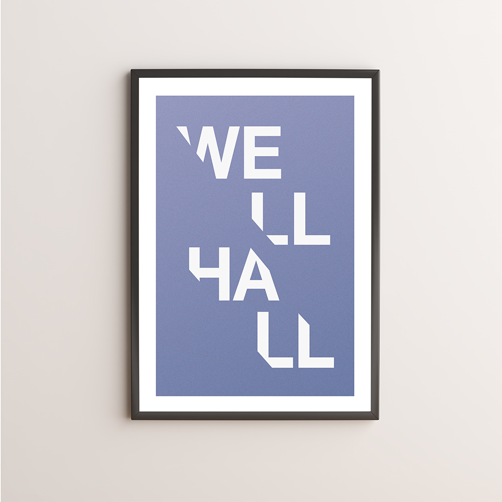 Well Hall Typography Giclée Art Print