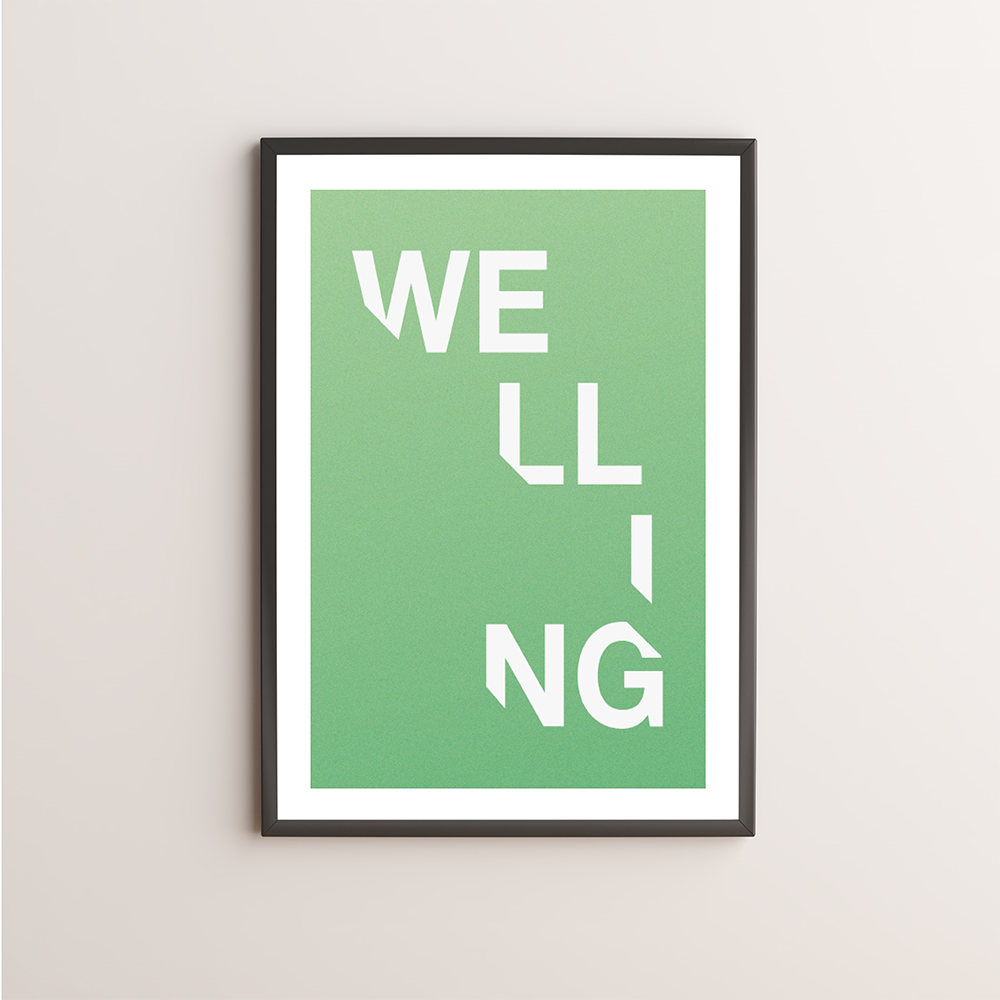 Welling Typography Giclée Art Print