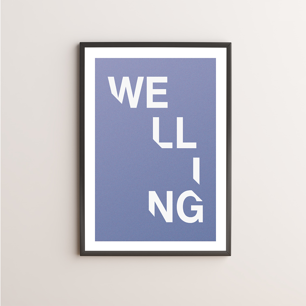 Welling Typography Giclée Art Print