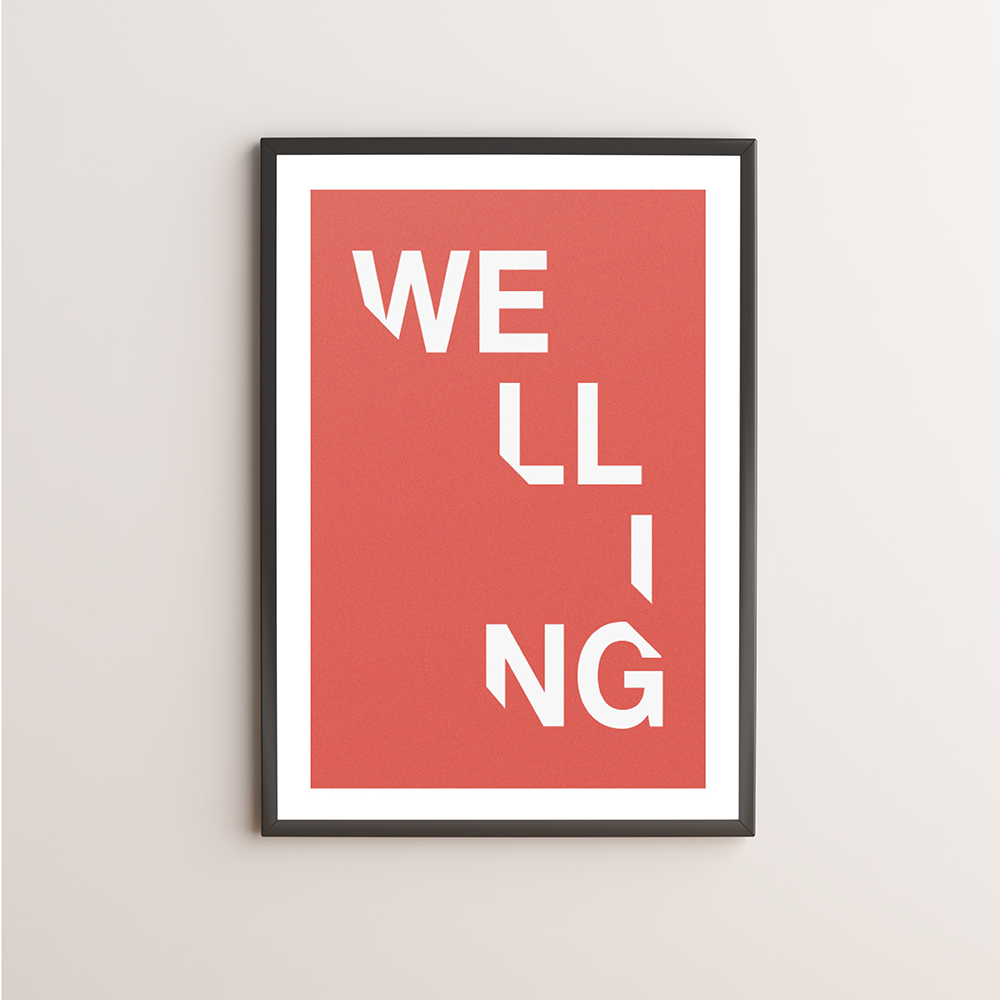 Welling Typography Giclée Art Print